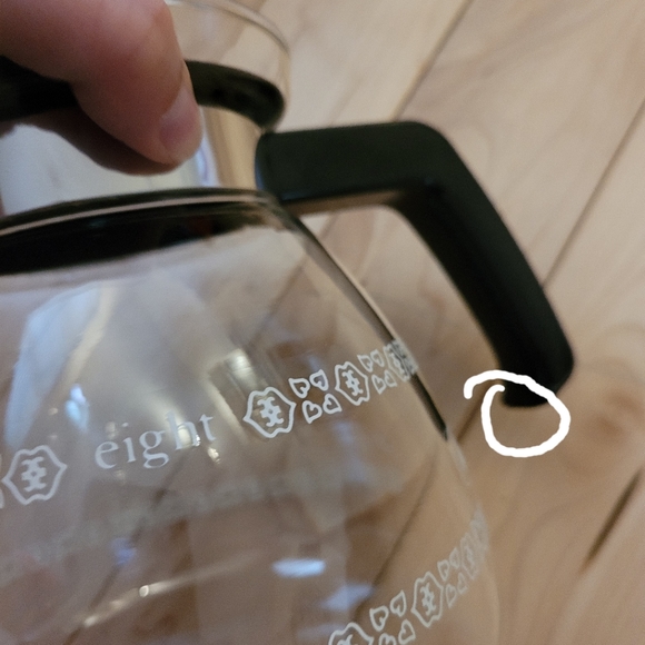 Vintage Melitta 8 cup Corning coffee pot - Picture 5 of 5